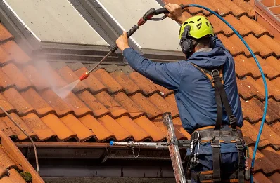 Démoussage et hydrofuge de toiture à Éguille